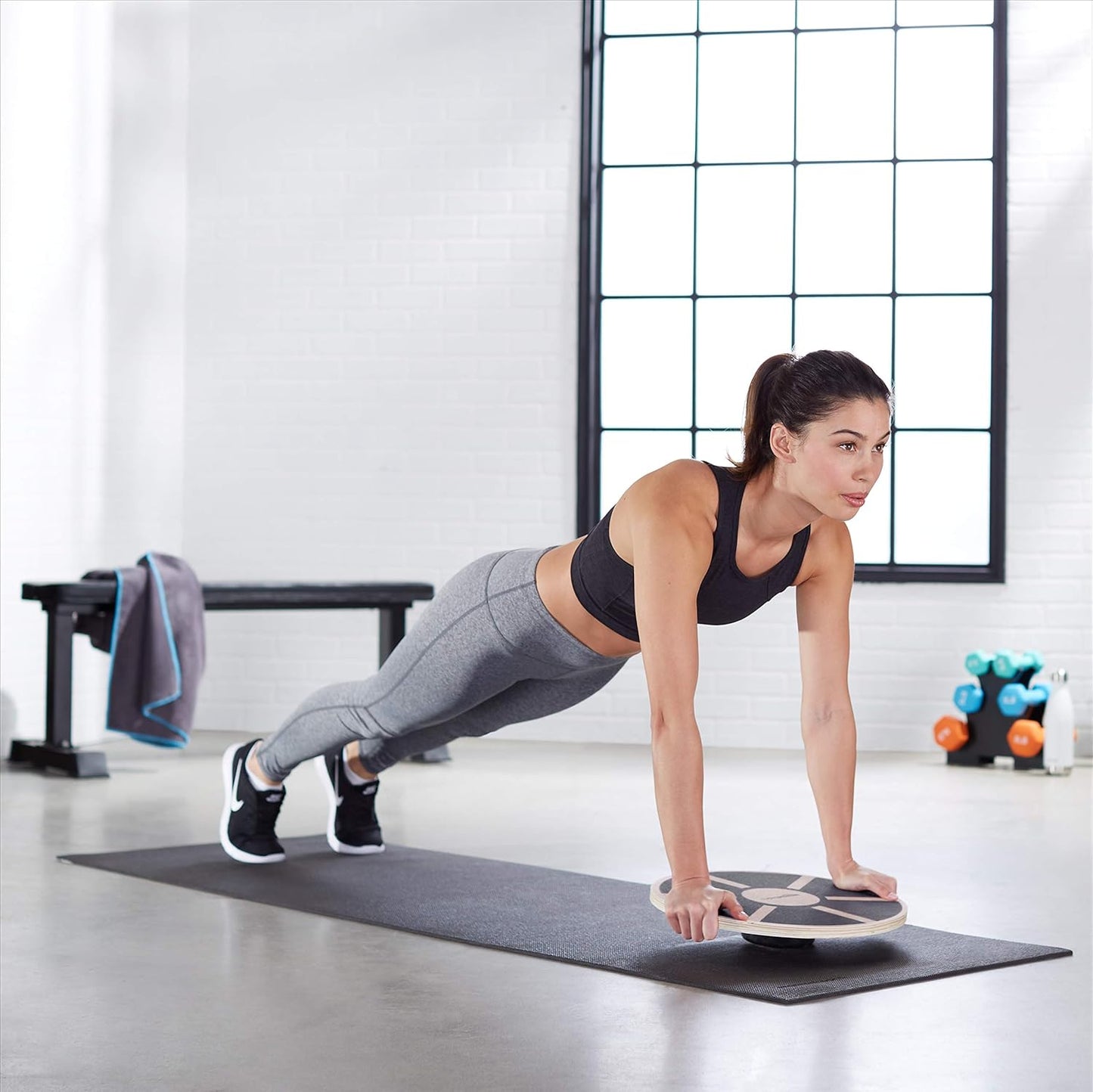 Amazon Basics Wood Wobble Balance Trainer Board