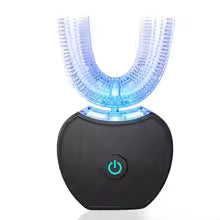 U-Shaped Sonic Electric Toothbrush for Adults - Teeth Whitening Oral Cleaner with Gum Care & Rechargeable Design