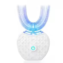 U-Shaped Sonic Electric Toothbrush for Adults - Teeth Whitening Oral Cleaner with Gum Care & Rechargeable Design